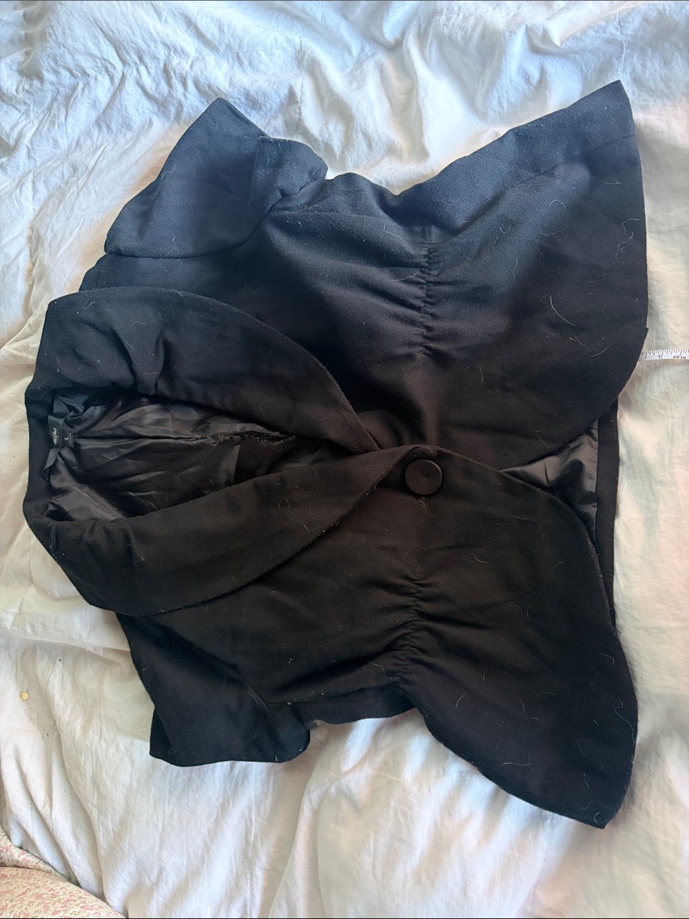 Y2K Mossimo Supply Co. Black Peplum Blazer